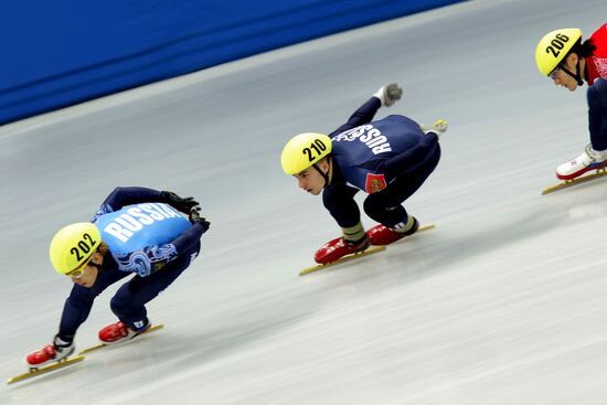 Russian Short Track Speed Skating Championships. Day three