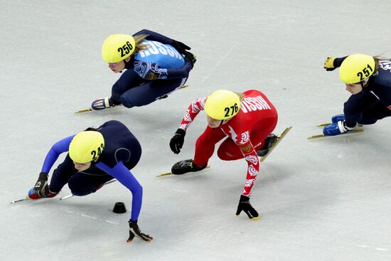 Russian Short Track Speed Skating Championships. Day three