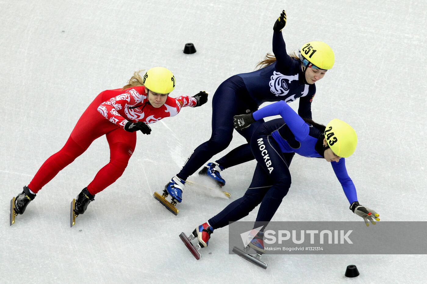 Russian Short Track Speed Skating Championships. Day three