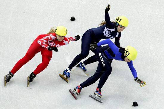 Russian Short Track Speed Skating Championships. Day three