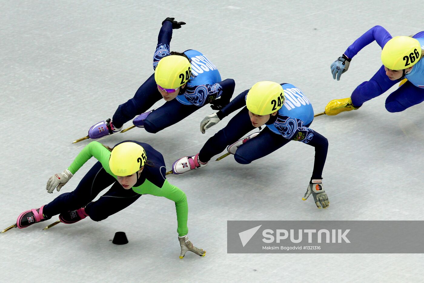 Russian Short Track Speed Skating Championships. Day three