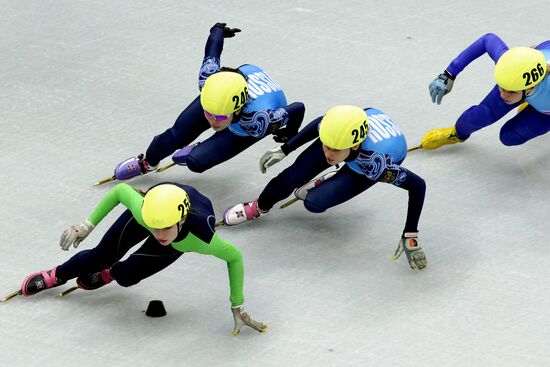 Russian Short Track Speed Skating Championships. Day three