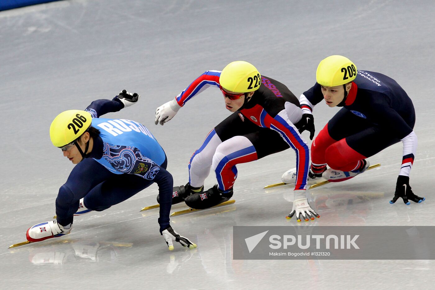 Russian Short Track Speed Skating Championships. Day three