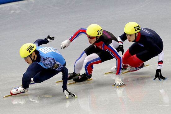 Russian Short Track Speed Skating Championships. Day three