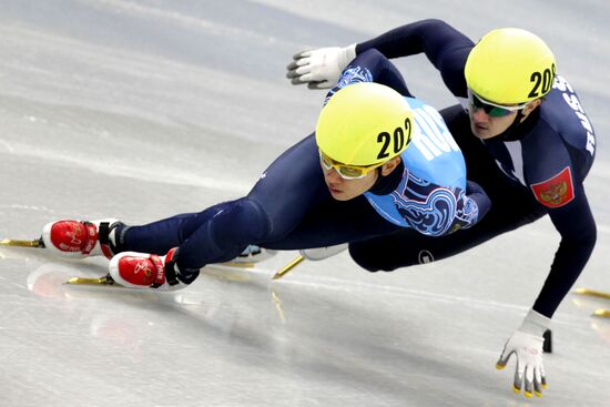 Russian Short Track Speed Skating Championships. Day three