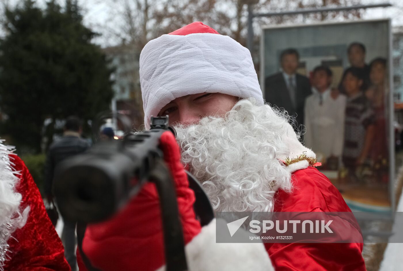 "Invasion of Ded Moroz's" event in Krasnodar