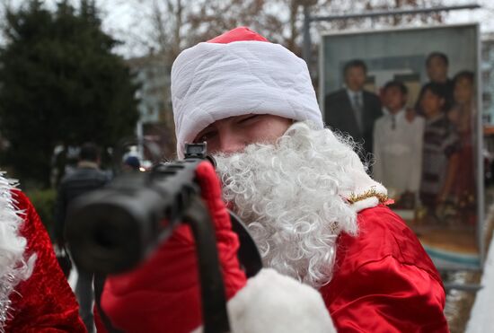 "Invasion of Ded Moroz's" event in Krasnodar