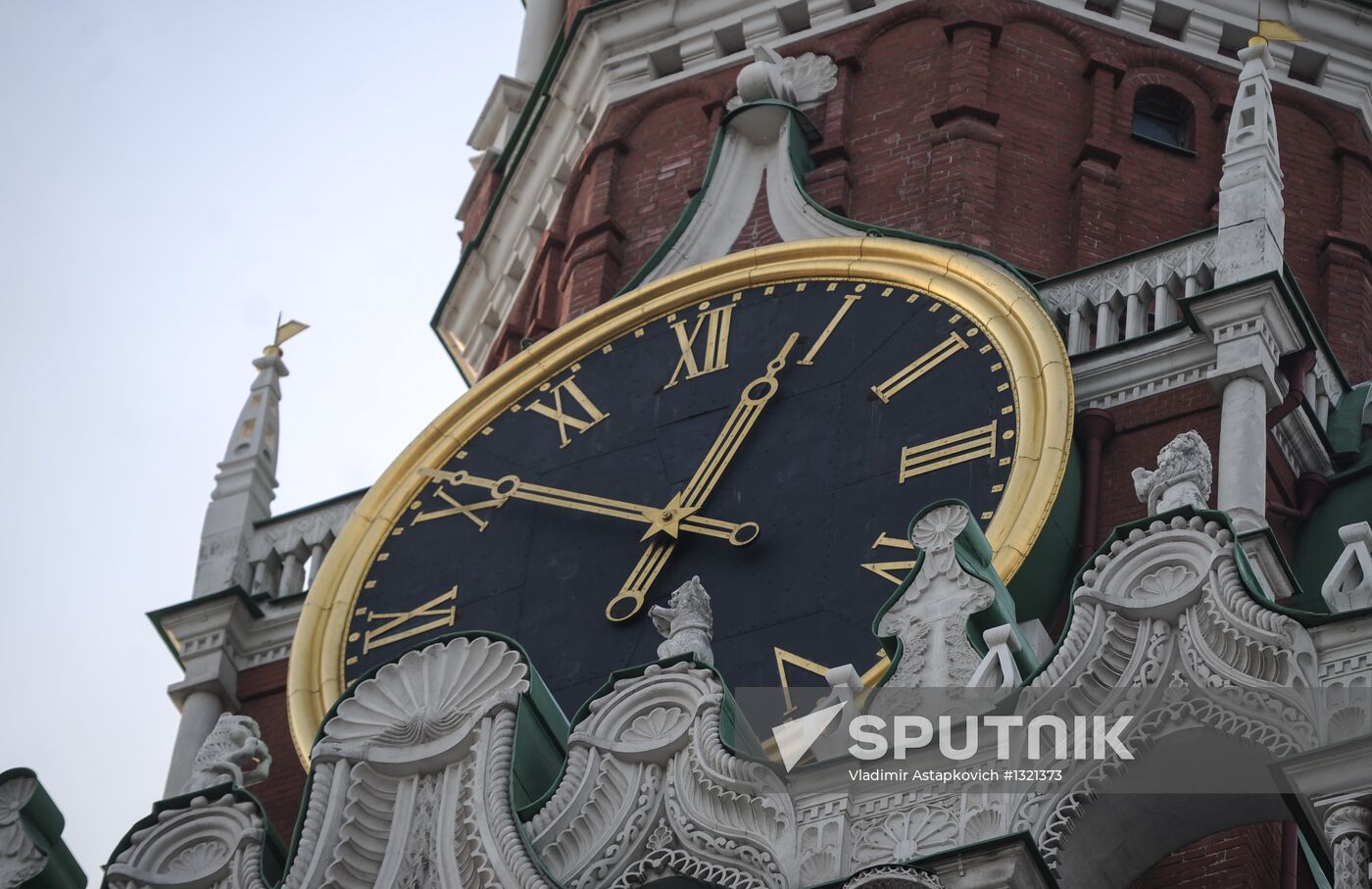 Chimes in Spassky Tower of Moscow Kremlin