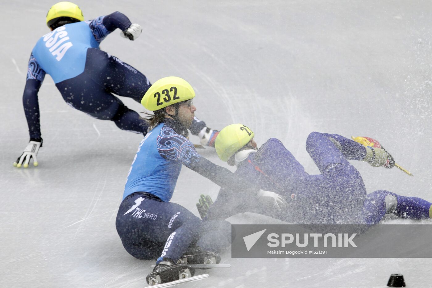 Russian Short Track Speed Skating Championships. Day three