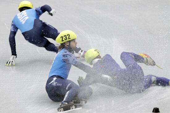 Russian Short Track Speed Skating Championships. Day three