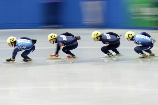 Russian Short Track Speed Skating Championships. Day three