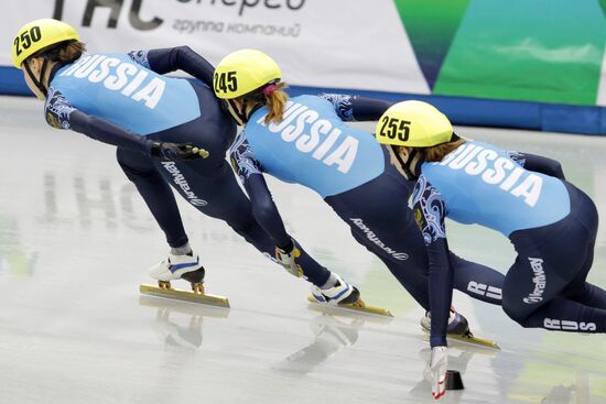 Russian Short Track Speed Skating Championships. Day three