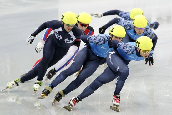 Russian Short Track Speed Skating Championships. Day three