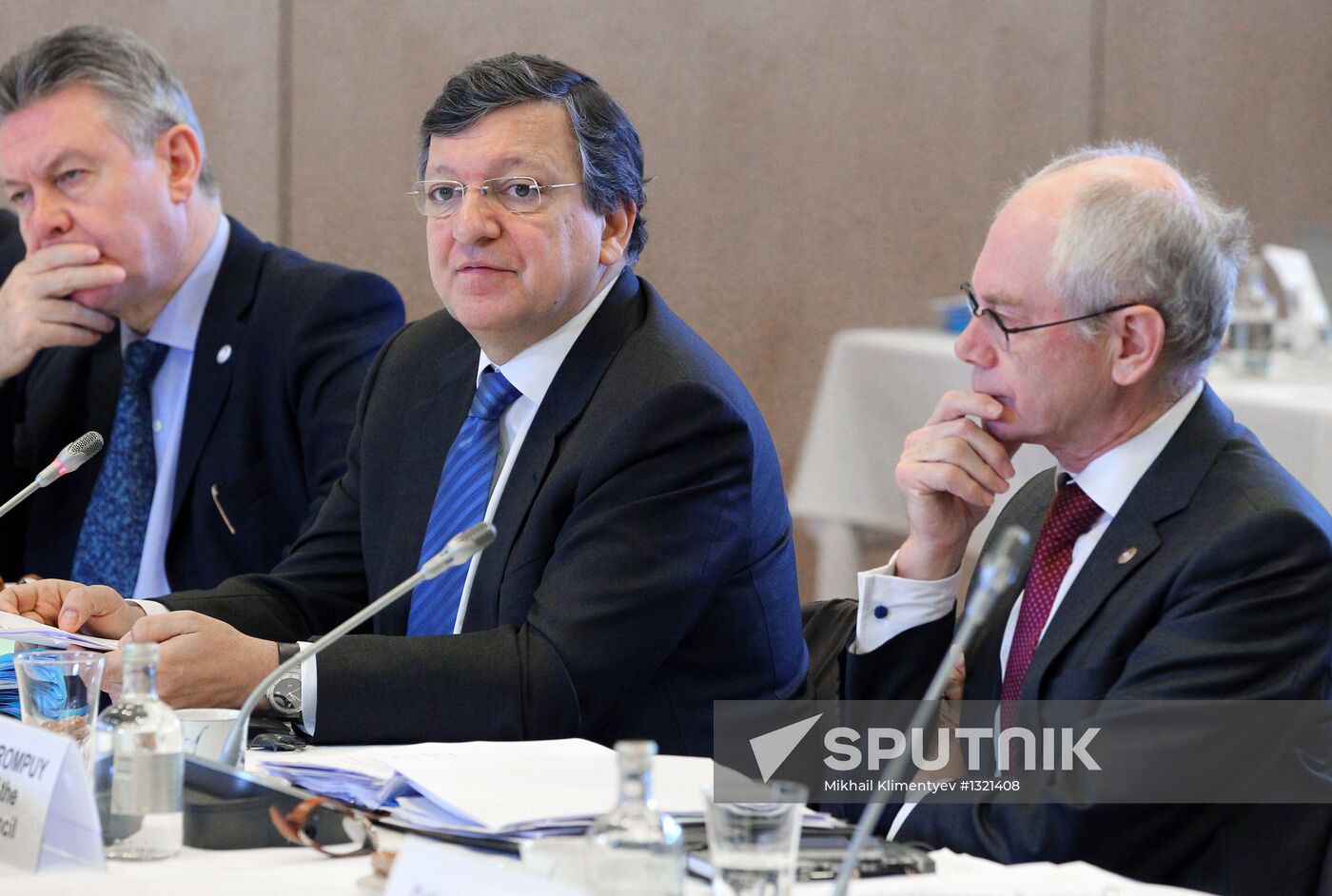 Vladimir Putin at Russia-EU summit in Brussels