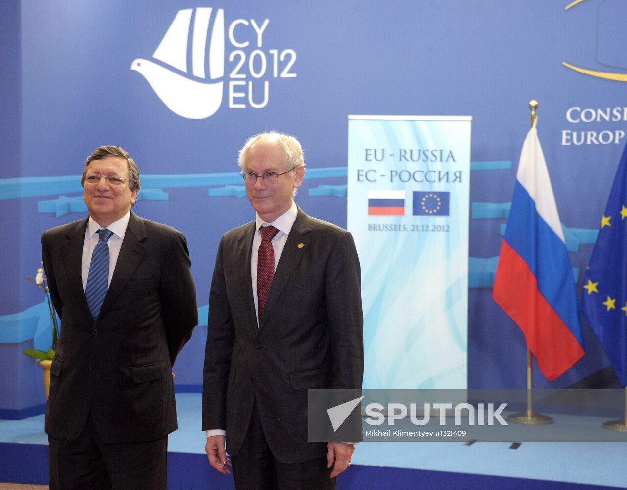 Vladimir Putin at Russia-EU summit in Brussels