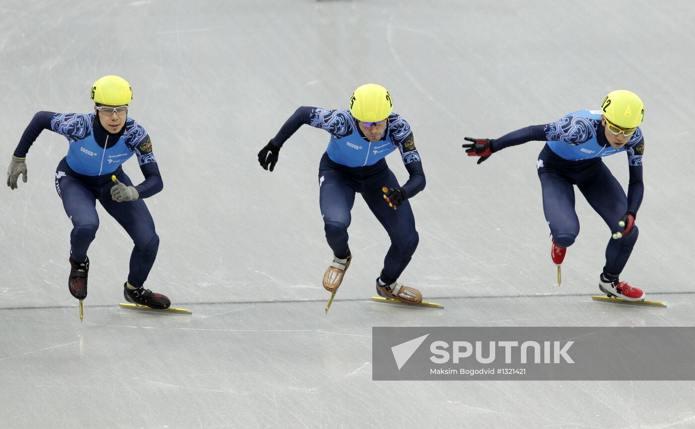 Russian Short Track Speed Skating Championships. Day three