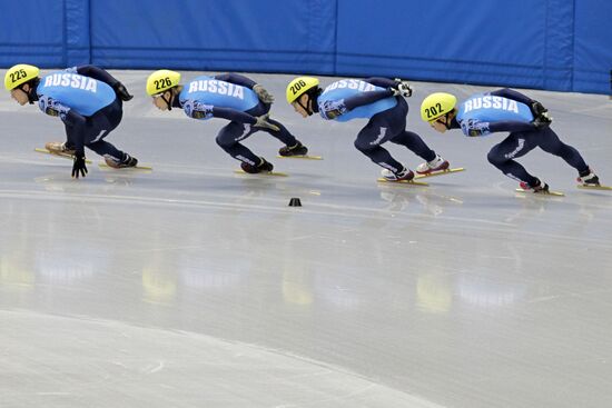 Russian Short Track Speed Skating Championships. Day three