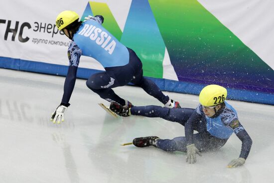 Russian Short Track Speed Skating Championships. Day three