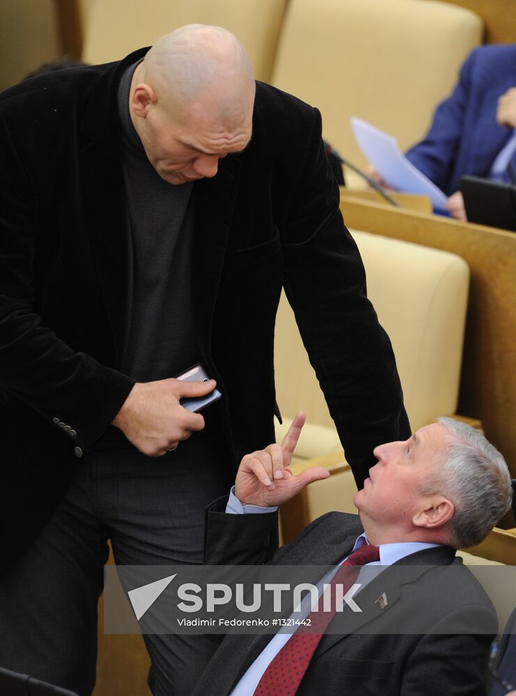State Duma plenary meeting