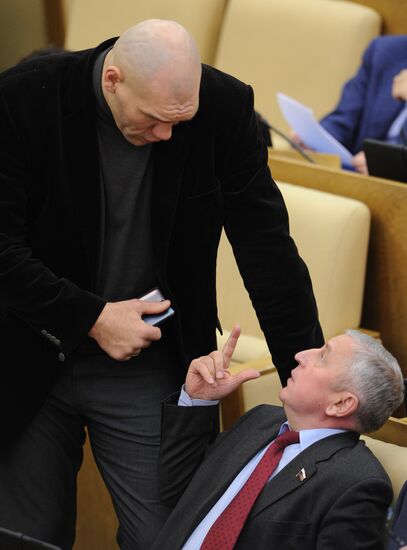 State Duma plenary meeting