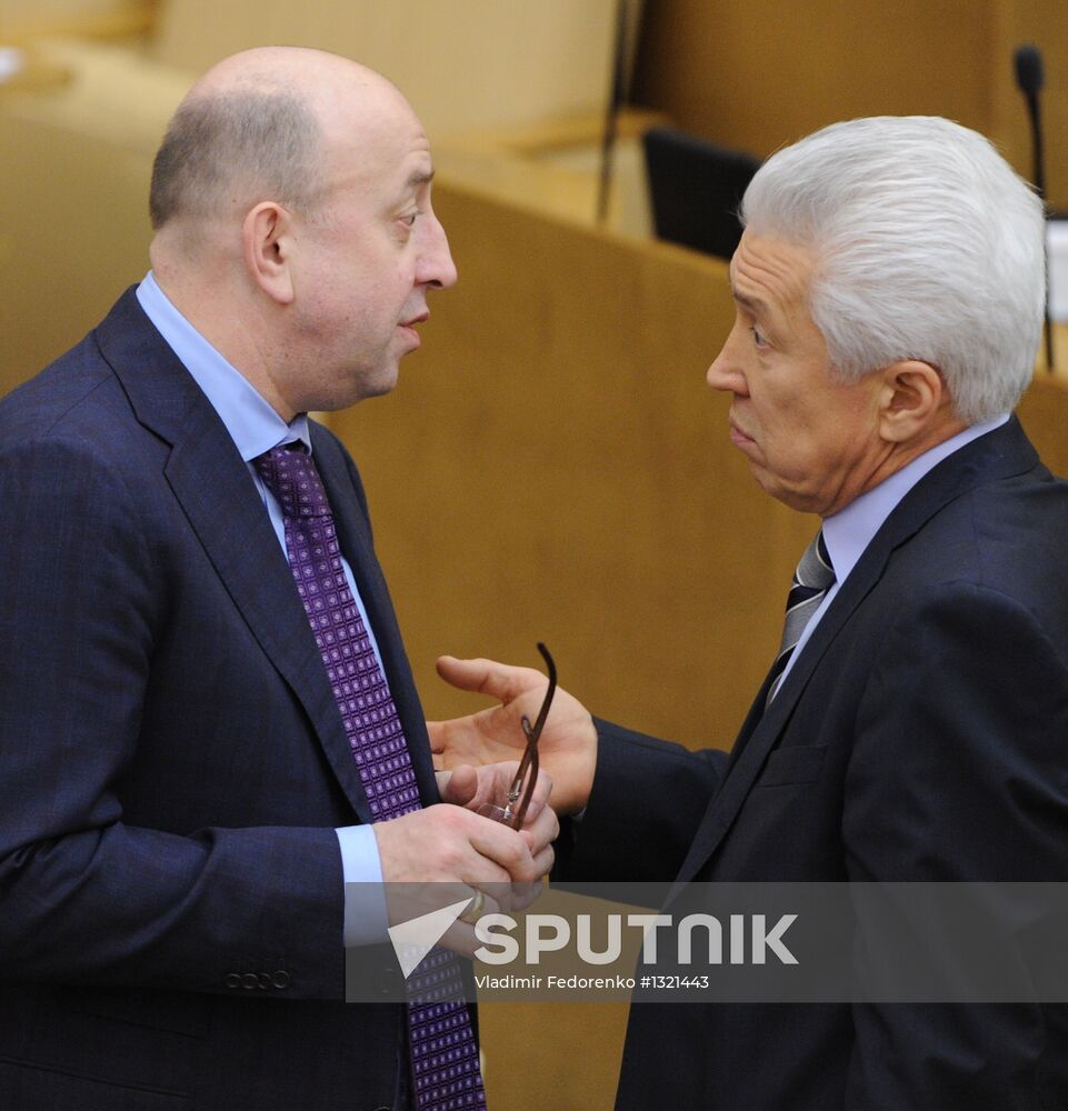 State Duma plenary meeting