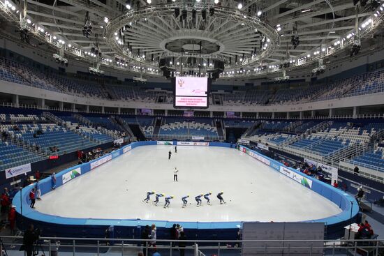 Russian Short Track Speed Skating Championships. Day three