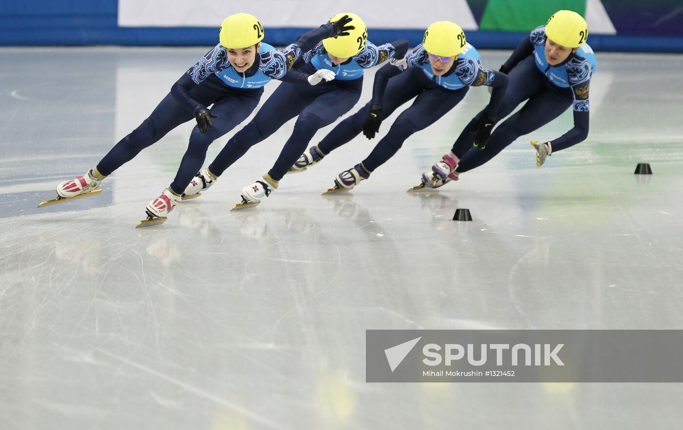 Russian Short Track Speed Skating Championships. Day three