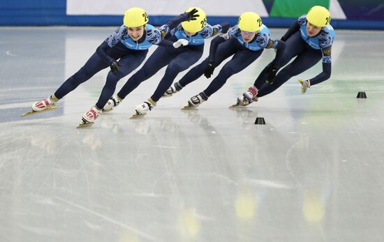 Russian Short Track Speed Skating Championships. Day three