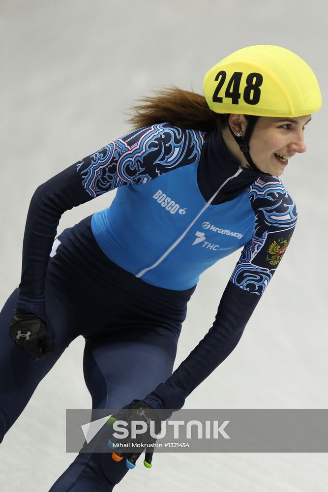 Russian Short Track Speed Skating Championships. Day three