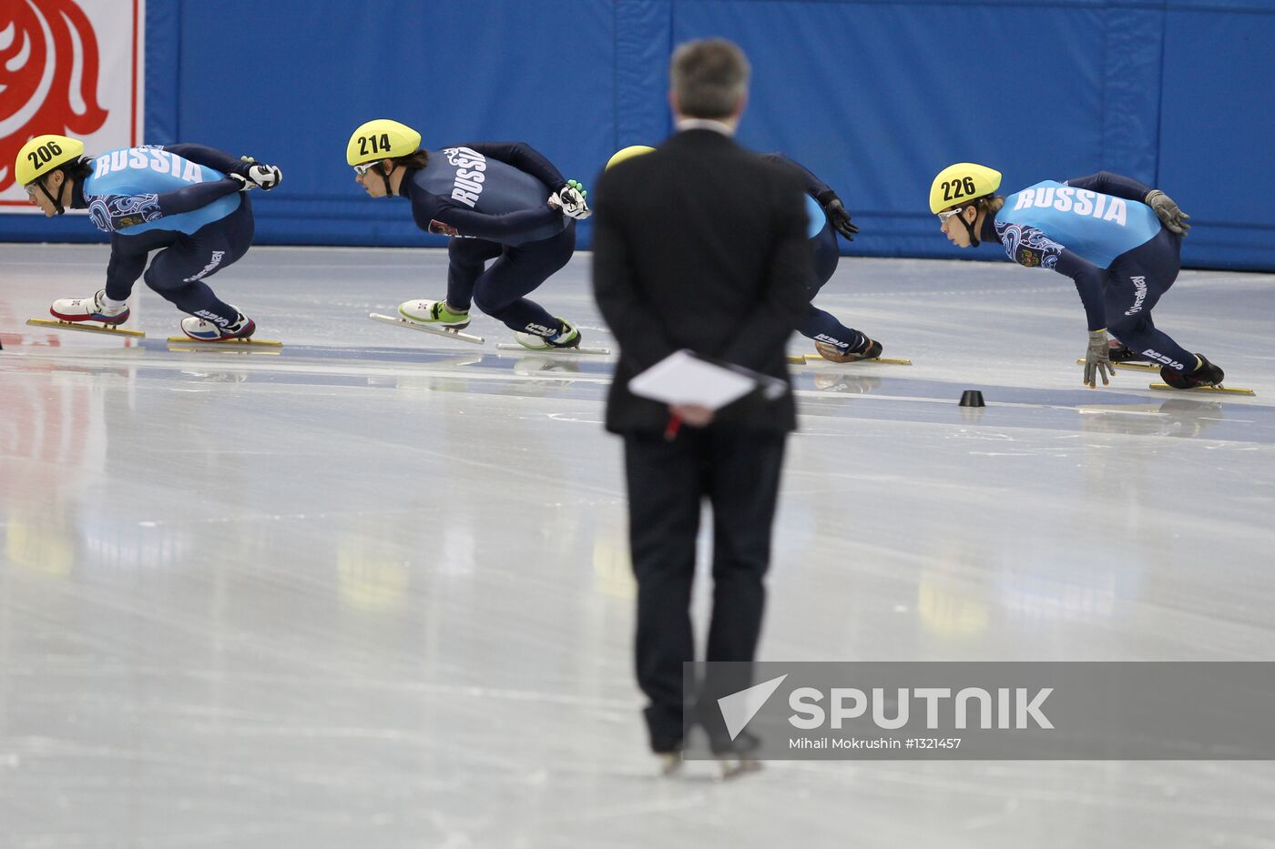 Russian Short Track Speed Skating Championships. Day three