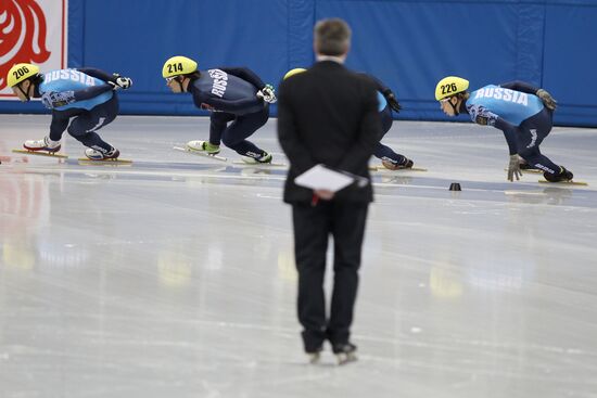 Russian Short Track Speed Skating Championships. Day three