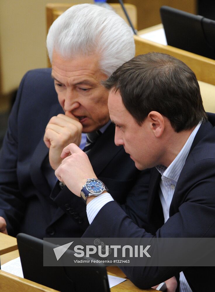 State Duma plenary meeting