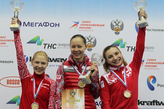 Russian Short Track Speed Skating Championships. Day three