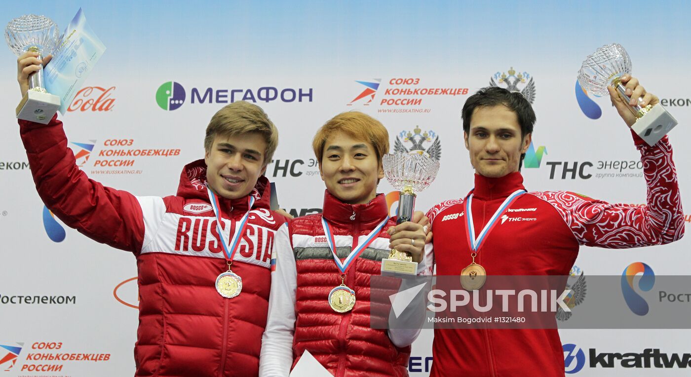 Russian Short Track Speed Skating Championships. Day threeRussia