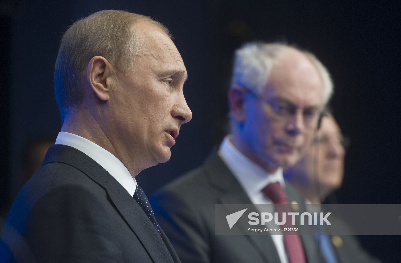 Vladimir Putin at EU-Russia Summit in Brussels