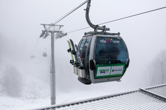 Krasnaya Polyana ski slopes open for skiing
