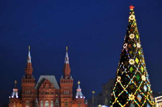 Moscow ahead of New Year