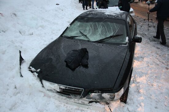 Drunk driver knocks down 11 people at bus stop in Kamchatka