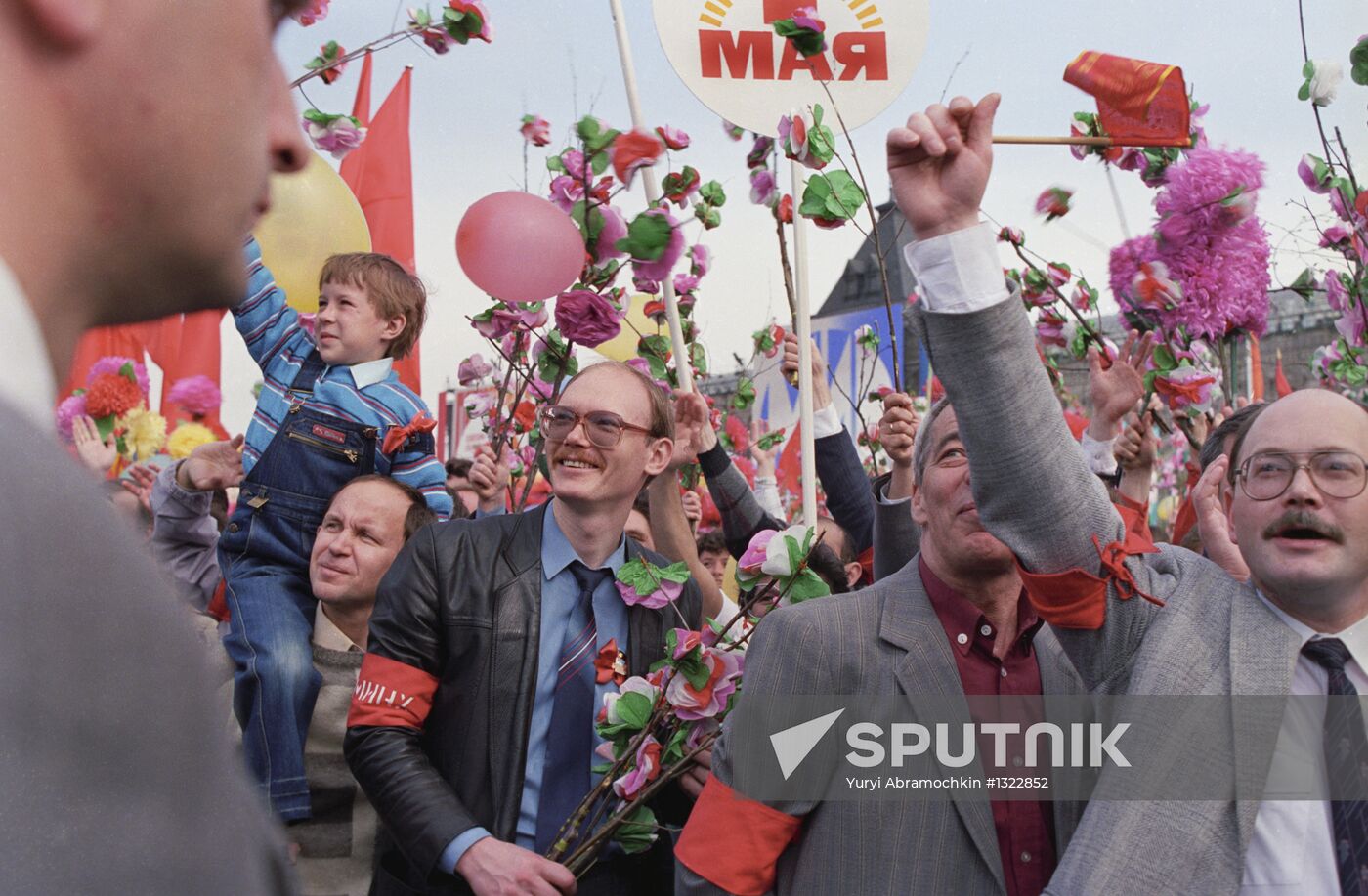 Participants of 1st May demonstration