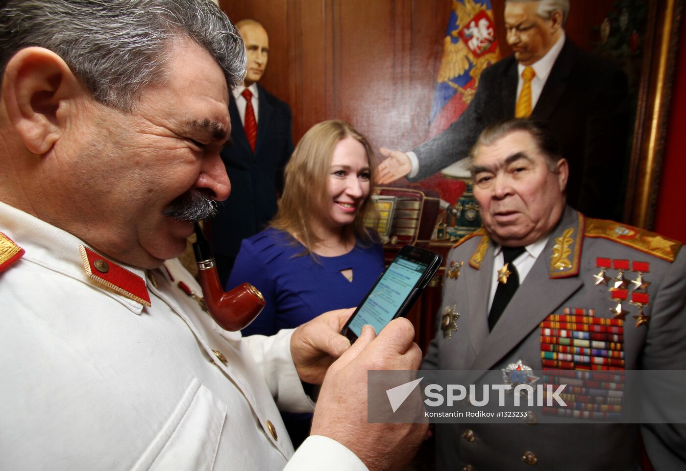 Opening USSR Museum at Russian Exhibition Center