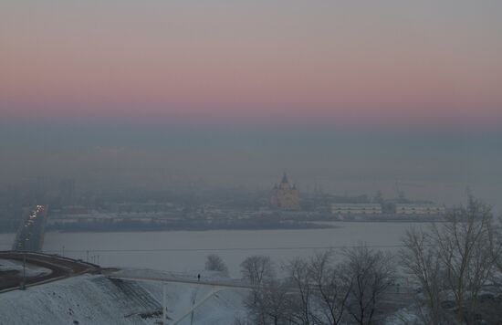 Russian cities gripped by severe frosts