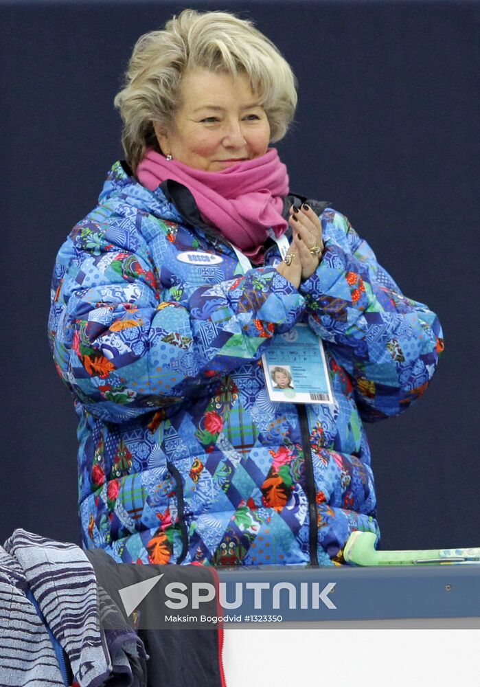 Russian Figure Skating Championship training sessions