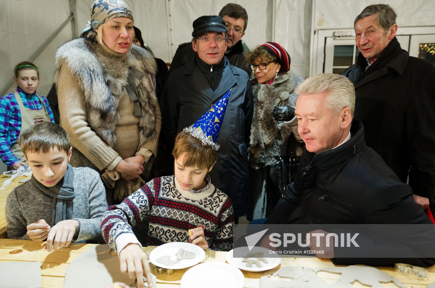 S. Sobyanin visits Strasbourg Christmas Fair on Manezh Square