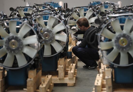 Work of the "Avtodiesel" motor plant in Yaroslavl