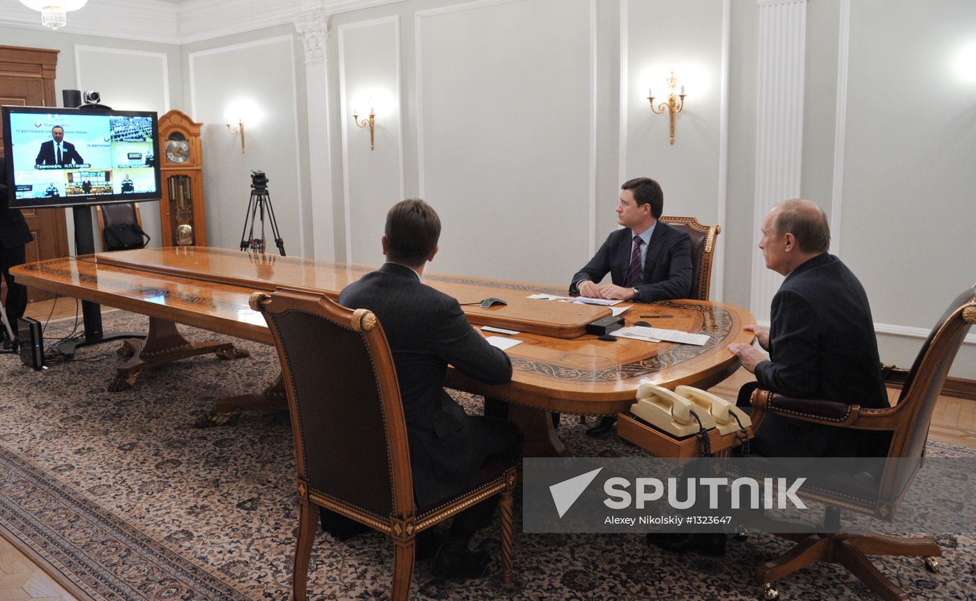 Putin joins launching ceremony of Pacific pipeline's second leg