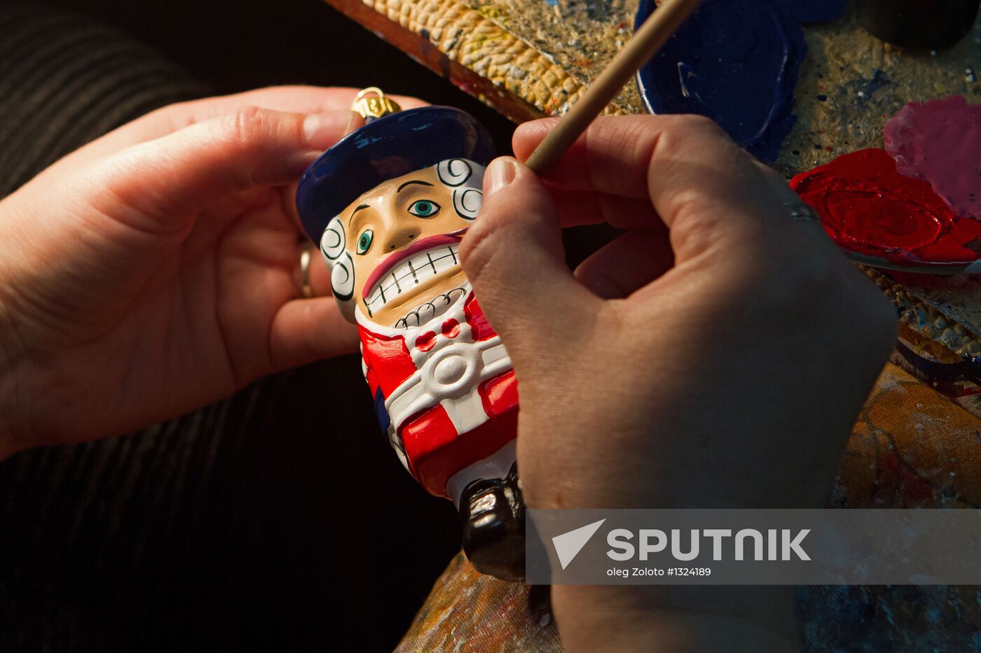 Christmas ornament manufacturing Ariel plant in Nizhny Novgorod