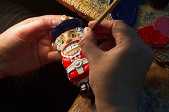 Christmas ornament manufacturing Ariel plant in Nizhny Novgorod