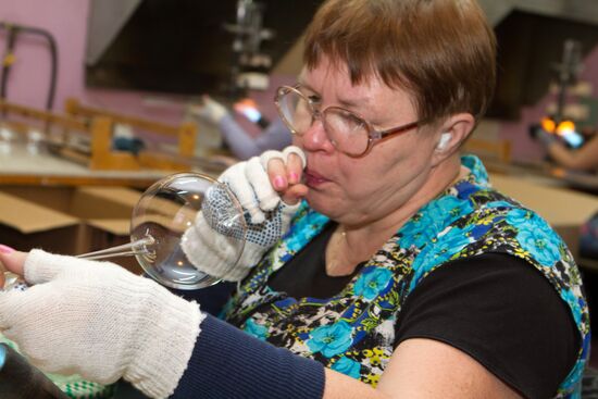 Christmas ornament manufacturing Ariel plant in Nizhny Novgorod