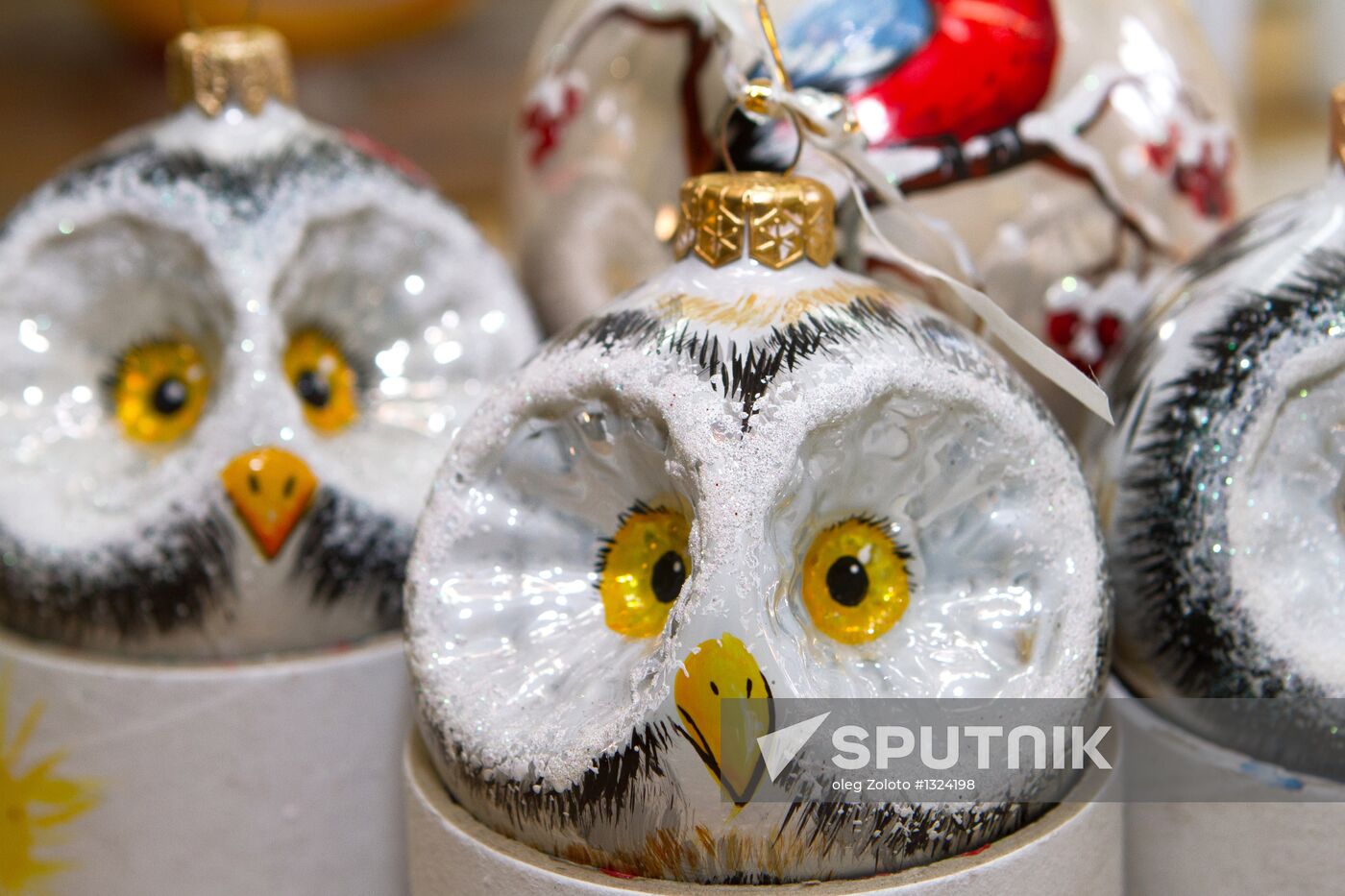 Christmas ornament manufacturing Ariel plant in Nizhny Novgorod