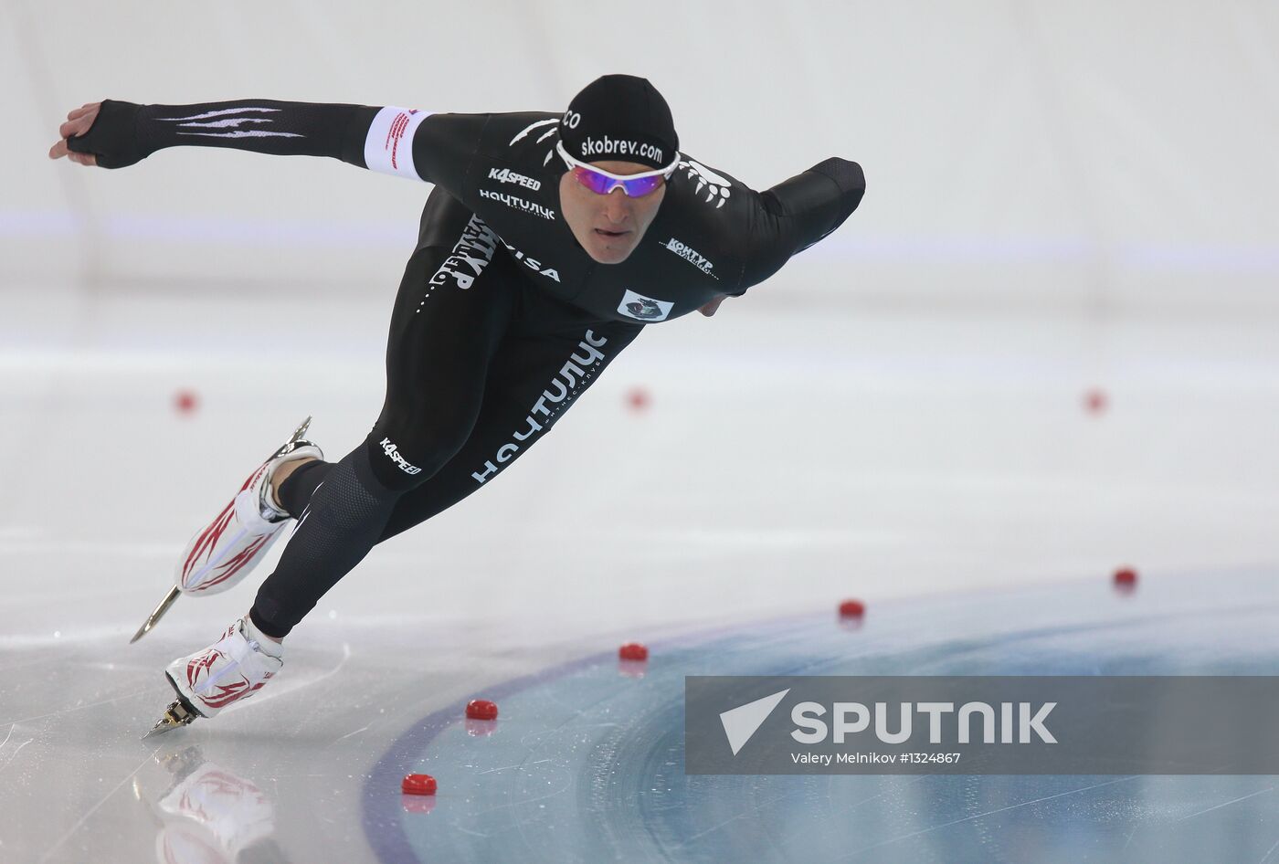 Speed Skating. Russian Championships. Day one